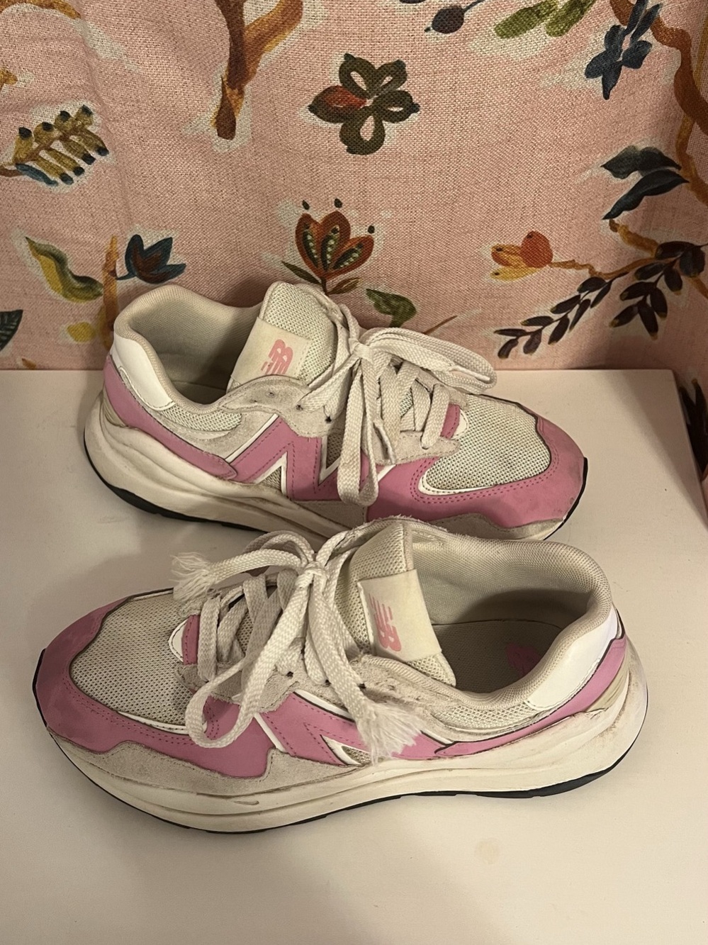 New Balance 57/40 Women's Pink & White Sneakers